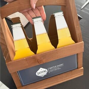 ☀️🌴Dashing Wooden Bottle Caddy